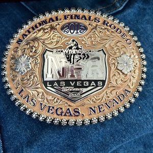 PRCA 2015 National Finals Rodeo Collectable Buckle, #28 of 250, Limited Edition